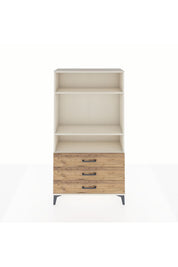 Arges Dolap 3 Raflı 3 Çekmeceli 88x30x163 - S21M082V3A