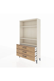 Arges Dolap 3 Raflı 3 Çekmeceli 88x30x163 - S21M082V3A