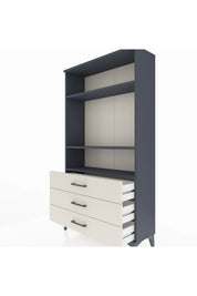 Arges Dolap 3 Raflı 3 Çekmeceli 88x30x163 - S21M082V4A