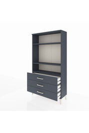 Arges Dolap 3 Raflı 3 Çekmeceli 88x30x163 - S21M082V5A