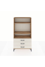 Arges Dolap 3 Raflı 3 Çekmeceli 88x30x163 - S21M082V7A