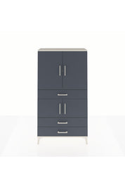 Arges Dolap 3 Raflı 3 Çekmeceli 4 Kapaklı 88x30x163 - S21M083V2A