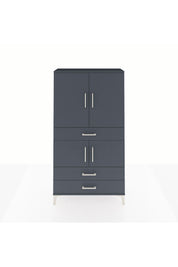 Arges Dolap 3 Raflı 3 Çekmeceli 4 Kapaklı 88x30x163 - S21M083V5A