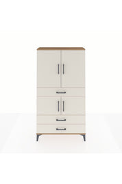 Arges Dolap 3 Raflı 3 Çekmeceli 4 Kapaklı 88x30x163 - S21M083V7A
