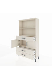 Arges Dolap 3 Raflı 3 Çekmeceli 2 Kapaklı 88x30x163 - S21M084V1A