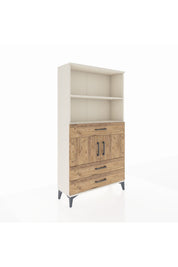 Arges Dolap 3 Raflı 3 Çekmeceli 2 Kapaklı 88x30x163 - S21M084V3A