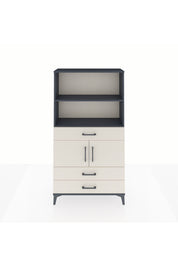 Arges Dolap 3 Raflı 3 Çekmeceli 2 Kapaklı 88x30x163 - S21M084V4A