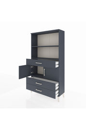 Arges Dolap 3 Raflı 3 Çekmeceli 2 Kapaklı 88x30x163 - S21M084V5A