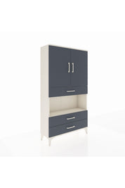 Arges Dolap 3 Raflı 3 Çekmeceli 2 Kapaklı 88x30x163 - S21M085V2A