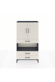 Arges Dolap 3 Raflı 3 Çekmeceli 2 Kapaklı 88x30x163 - S21M085V4A