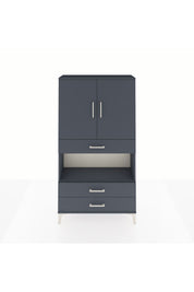 Arges Dolap 3 Raflı 3 Çekmeceli 2 Kapaklı 88x30x163 - S21M085V5A