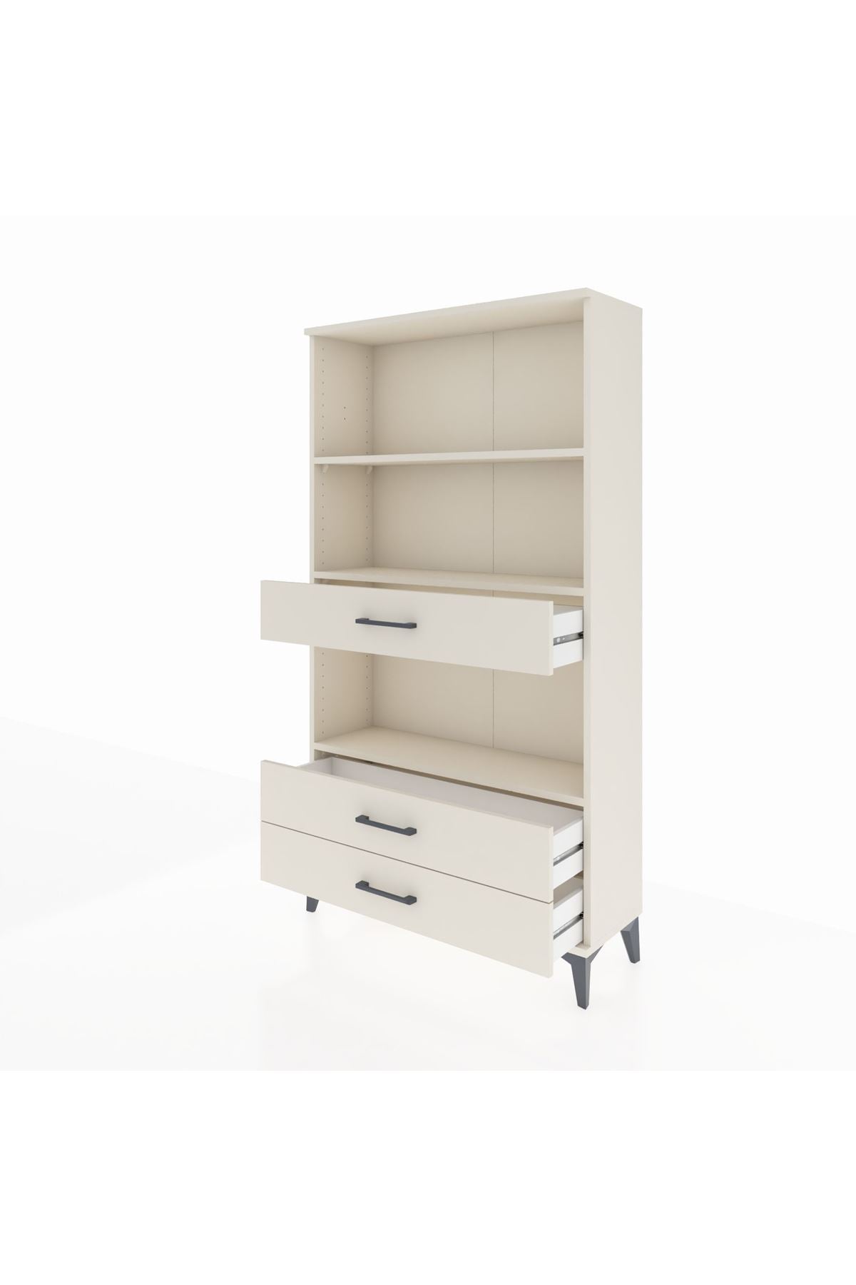 Arges Dolap 3 Raflı 3 Çekmeceli 88x30x163 - S21M086V1A