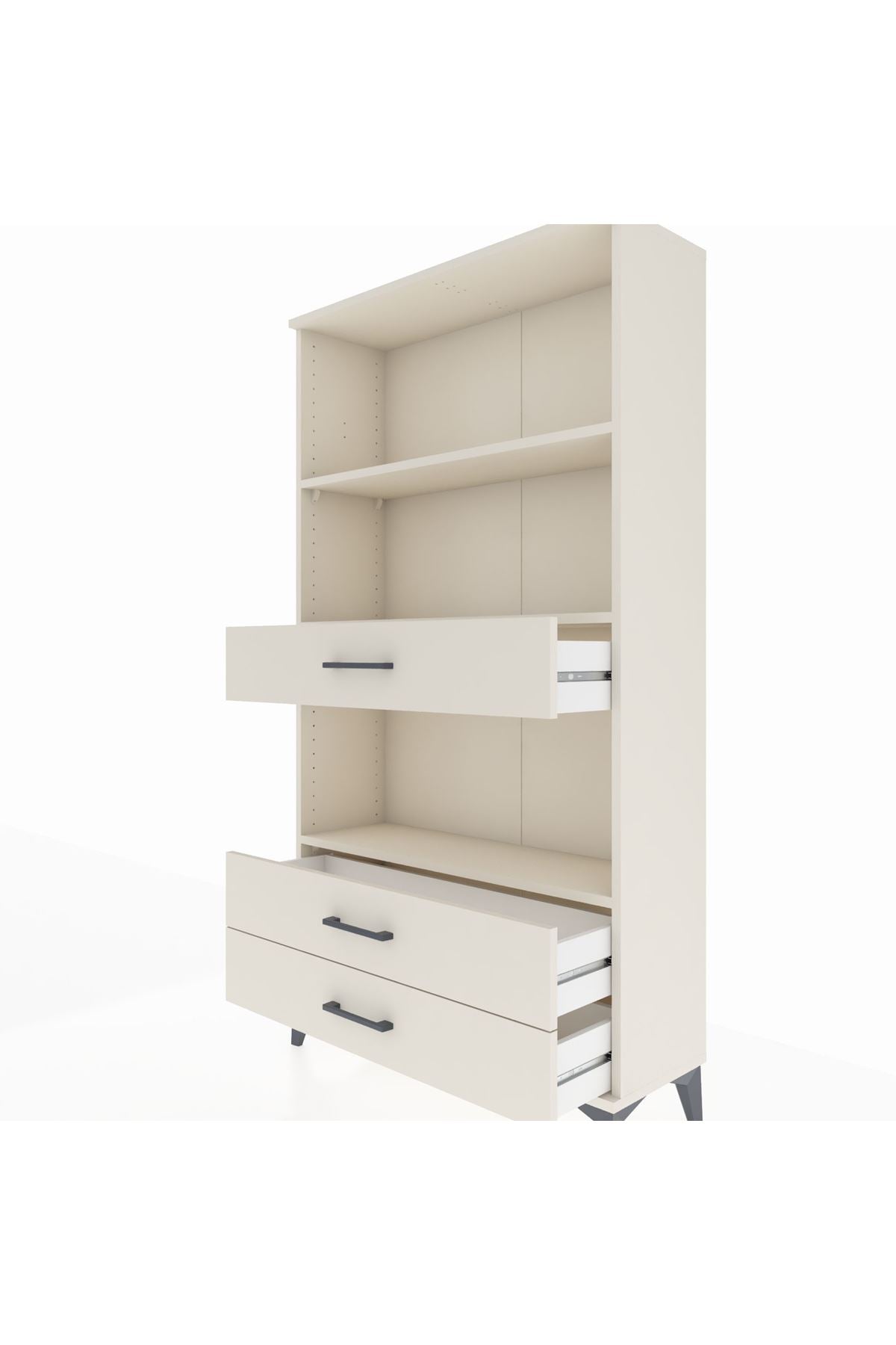 Arges Dolap 3 Raflı 3 Çekmeceli 88x30x163 - S21M086V1A