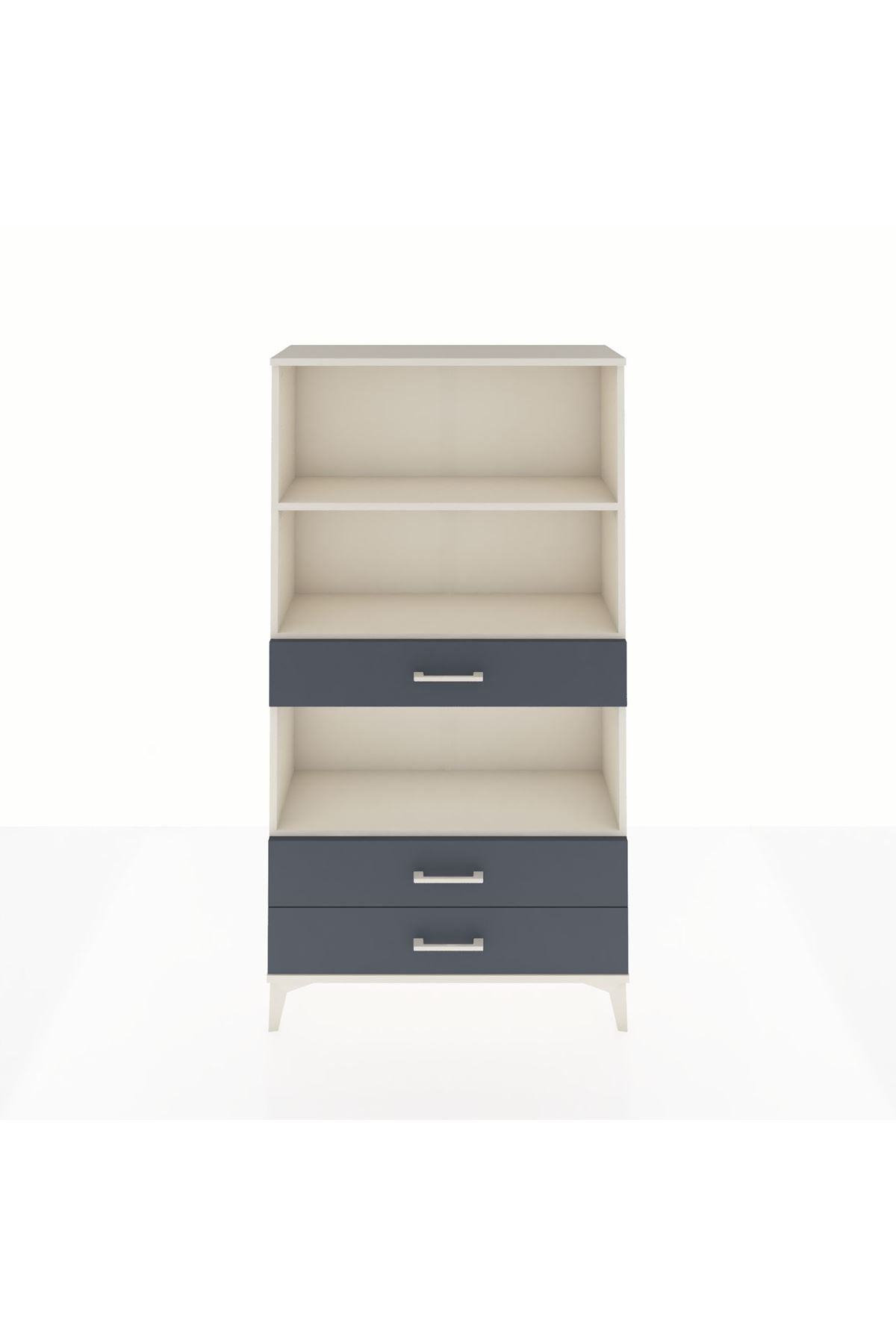 Arges Dolap 3 Raflı 3 Çekmeceli 88x30x163 - S21M086V2A