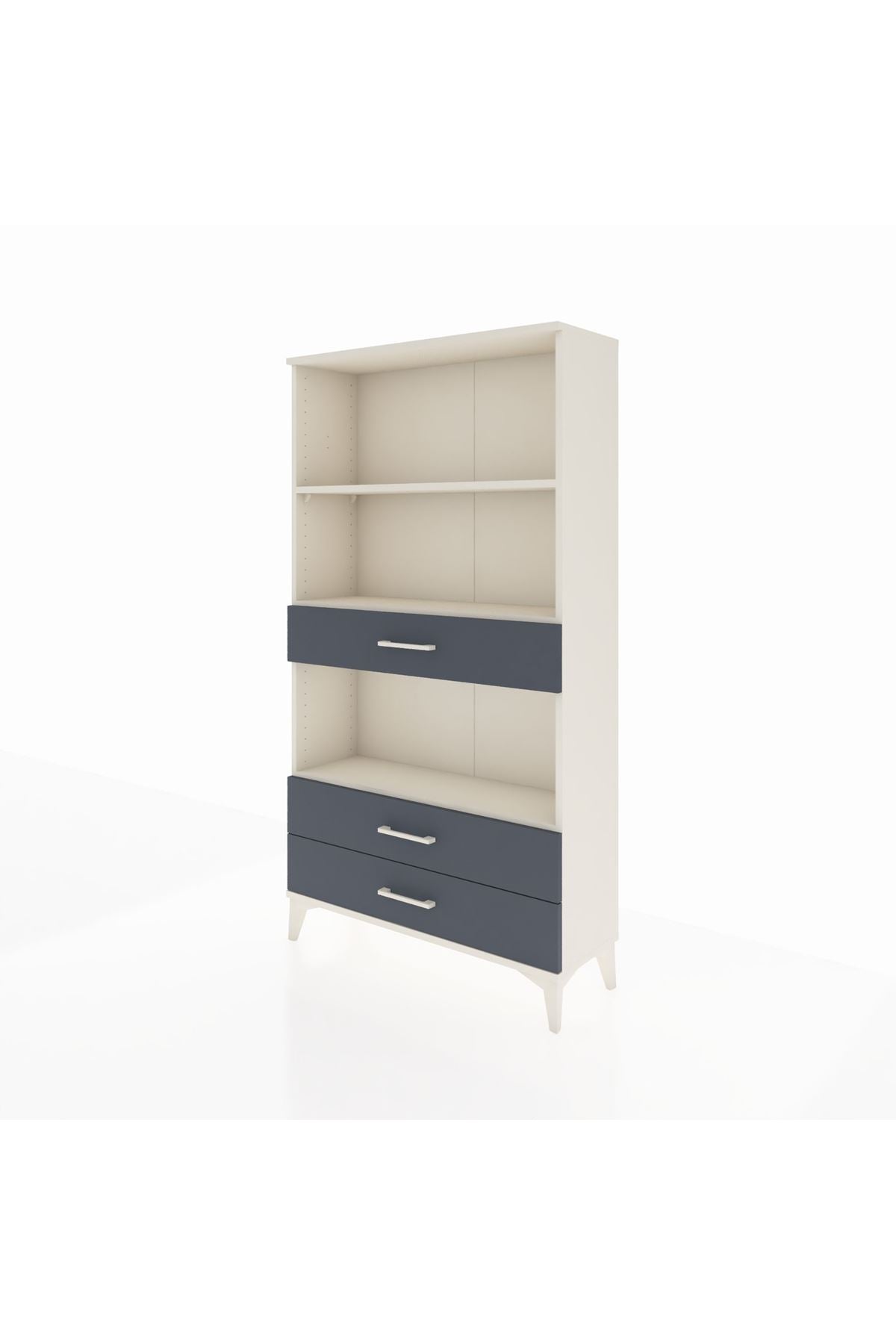 Arges Dolap 3 Raflı 3 Çekmeceli 88x30x163 - S21M086V2A