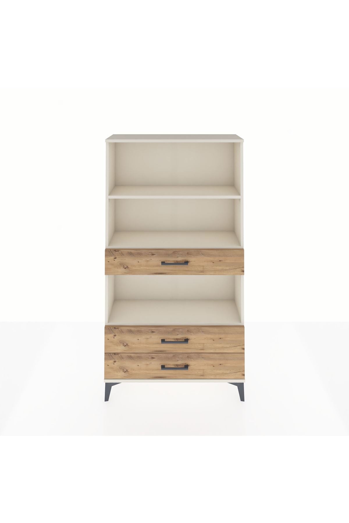 Arges Dolap 3 Raflı 3 Çekmeceli 88x30x163 - S21M086V3A