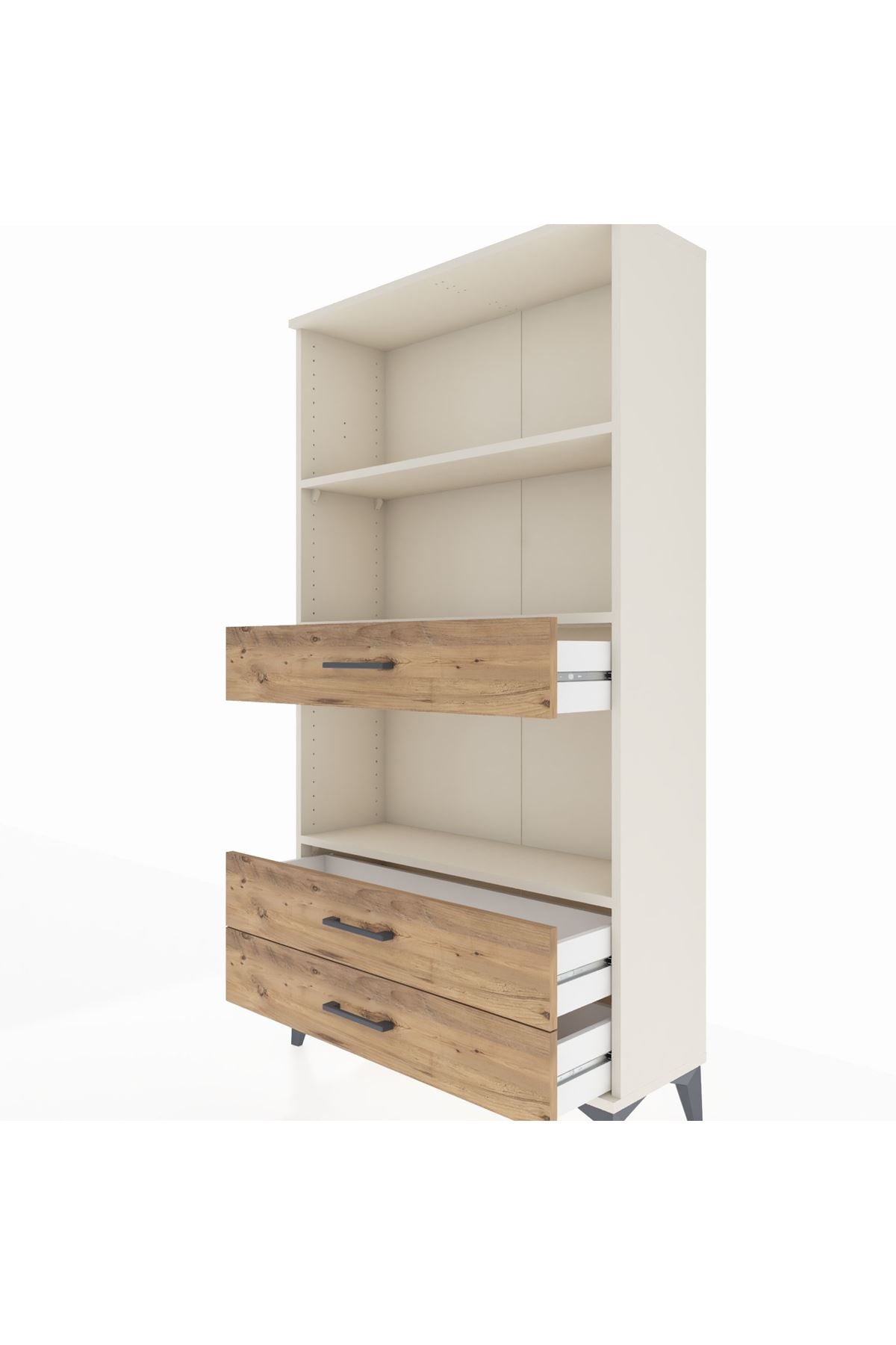 Arges Dolap 3 Raflı 3 Çekmeceli 88x30x163 - S21M086V3A