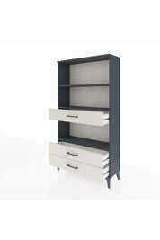 Arges Dolap 3 Raflı 3 Çekmeceli 88x30x163 - S21M086V4A