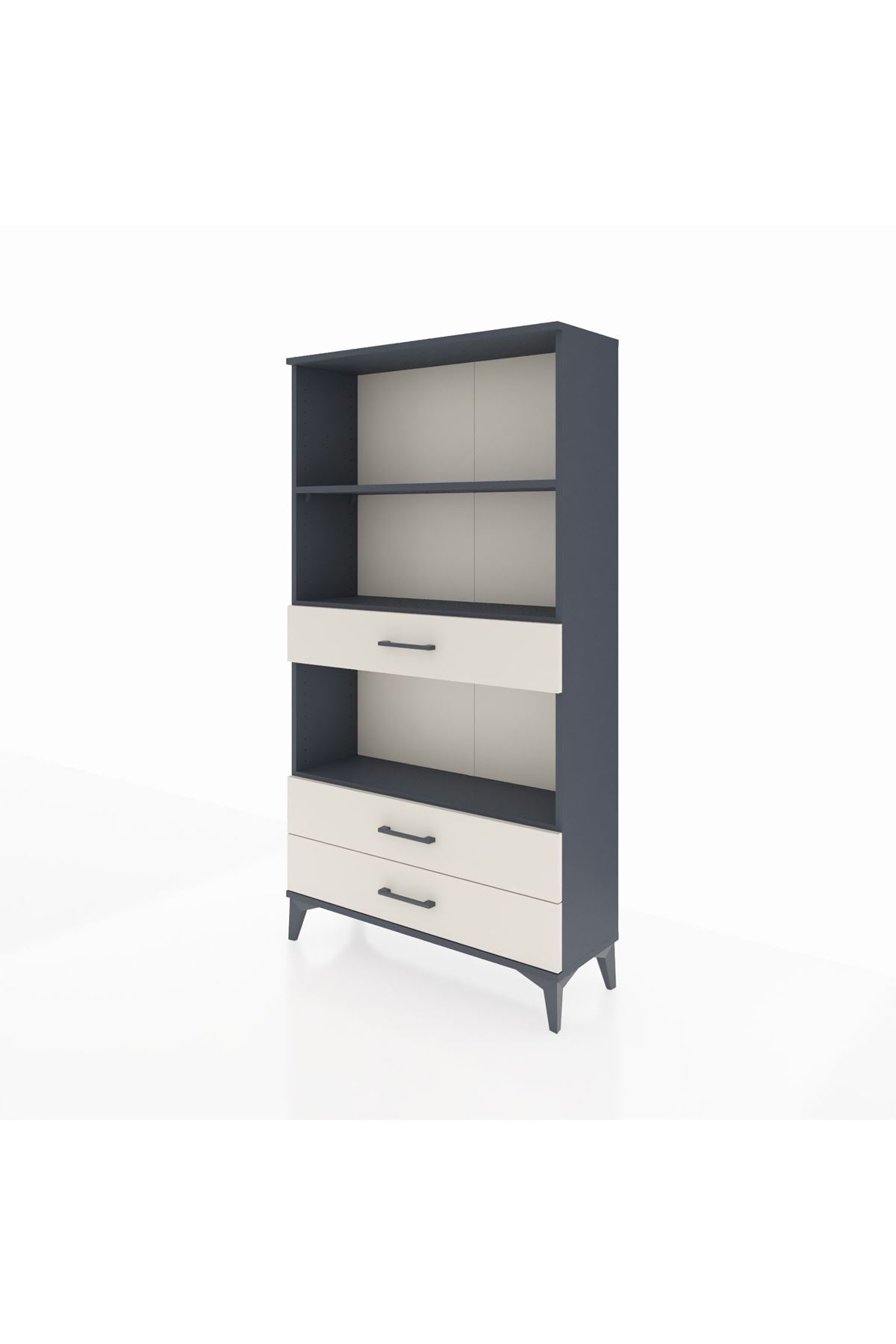 Arges Dolap 3 Raflı 3 Çekmeceli 88x30x163 - S21M086V4A