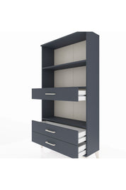 Arges Dolap 3 Raflı 3 Çekmeceli 88x30x163 - S21M086V5A