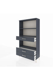 Arges Dolap 3 Raflı 3 Çekmeceli 88x30x163 - S21M086V5A