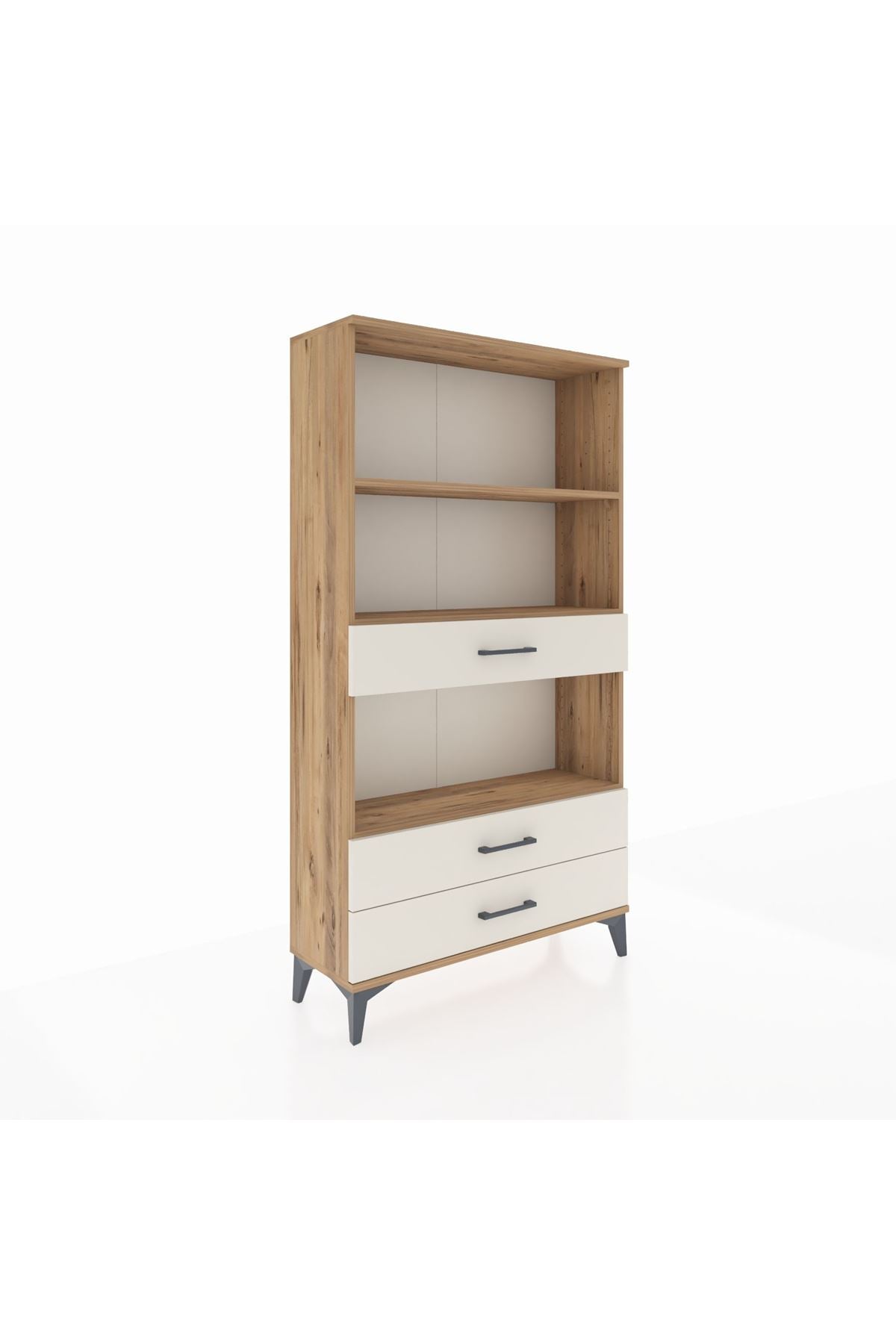Arges Dolap 3 Raflı 3 Çekmeceli 88x30x163 - S21M086V7A