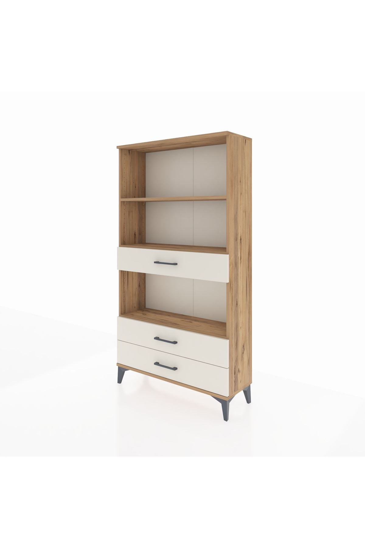 Arges Dolap 3 Raflı 3 Çekmeceli 88x30x163 - S21M086V7A