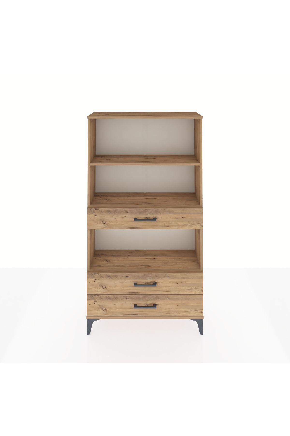 Arges Dolap 3 Raflı 3 Çekmeceli 88x30x163 - S21M086V9A