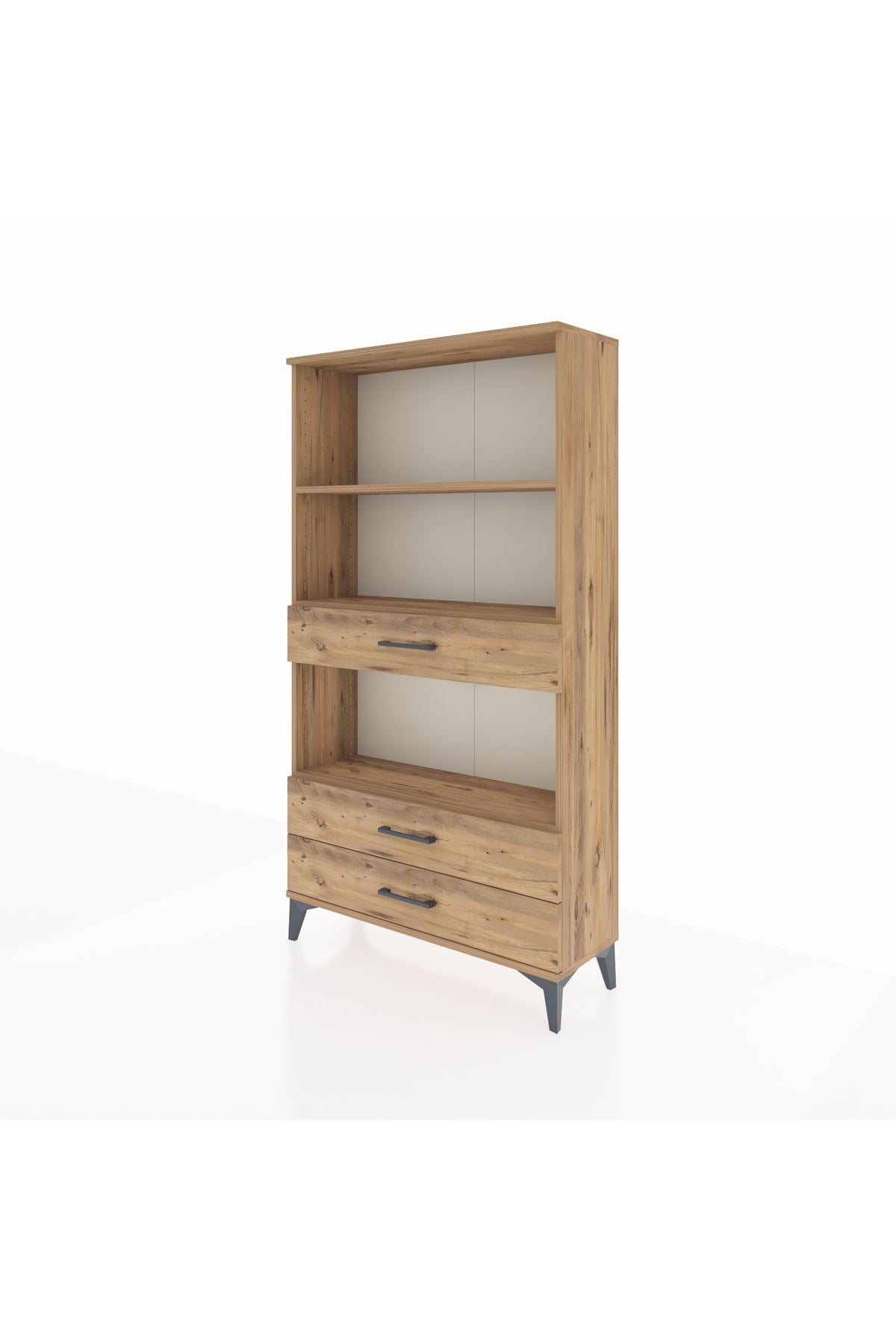 Arges Dolap 3 Raflı 3 Çekmeceli 88x30x163 - S21M086V9A