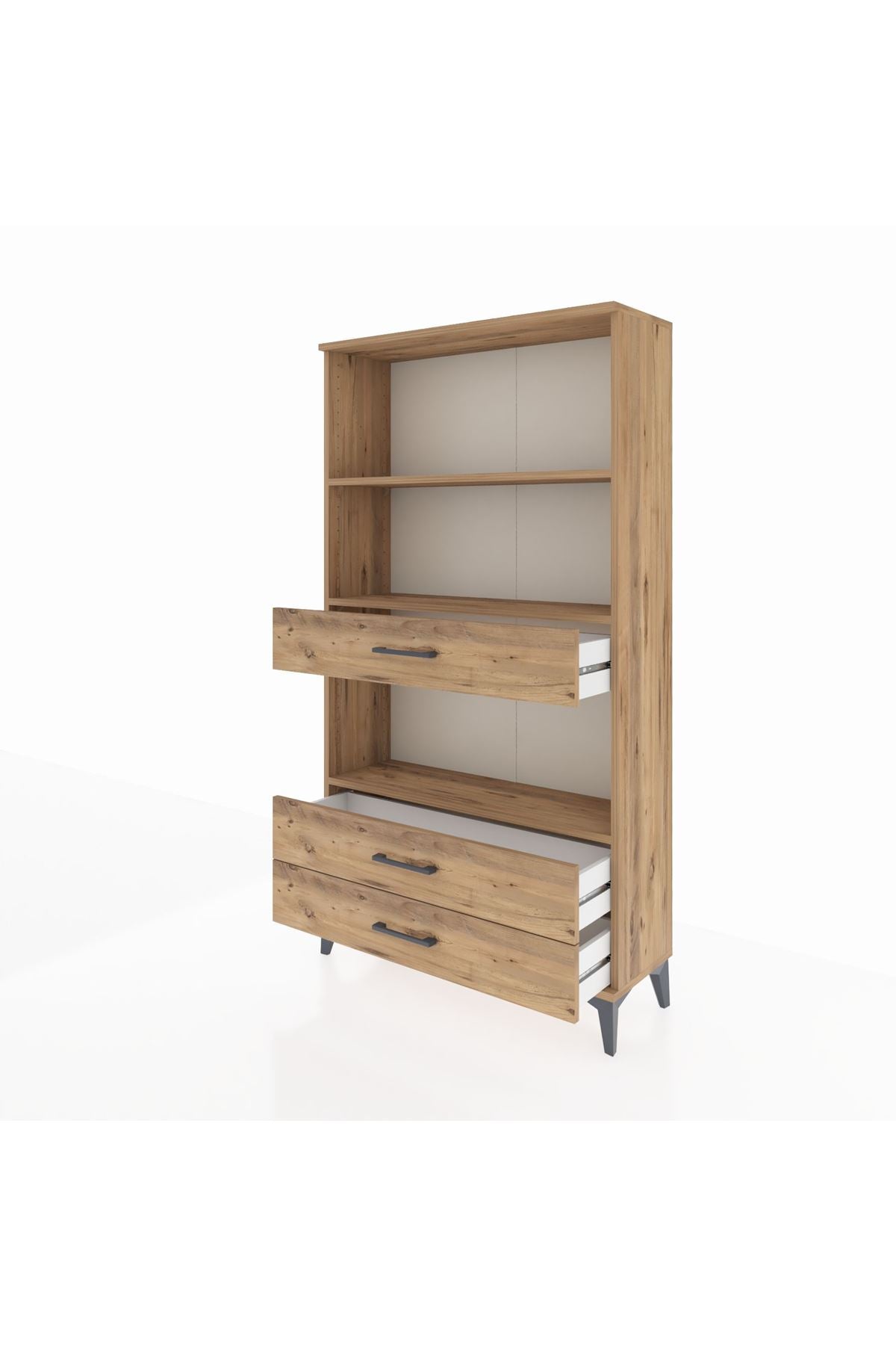 Arges Dolap 3 Raflı 3 Çekmeceli 88x30x163 - S21M086V9A