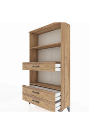 Arges Dolap 3 Raflı 3 Çekmeceli 88x30x163 - S21M086V9A