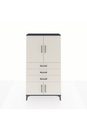 Arges Dolap 2 Raflı 3 Çekmeceli 4 Kapaklı 88x30x163 - S21M087V4A