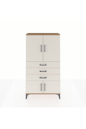 Arges Dolap 2 Raflı 3 Çekmeceli 4 Kapaklı 88x30x163 - S21M087V7A