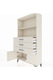 Arges Dolap 2 Raflı 3 Çekmeceli 2 Kapaklı 88x30x163 - S21M088V1A