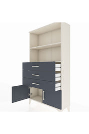 Arges Dolap 2 Raflı 3 Çekmeceli 2 Kapaklı 88x30x163 - S21M088V2A