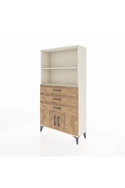 Arges Dolap 2 Raflı 3 Çekmeceli 2 Kapaklı 88x30x163 - S21M088V3A