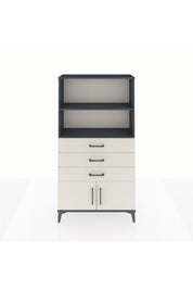Arges Dolap 2 Raflı 3 Çekmeceli 2 Kapaklı 88x30x163 - S21M088V4A