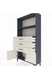 Arges Dolap 2 Raflı 3 Çekmeceli 2 Kapaklı 88x30x163 - S21M088V4A