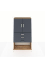 Arges Dolap 2 Raflı 3 Çekmeceli 2 Kapaklı 88x30x163 - S21M089V8A