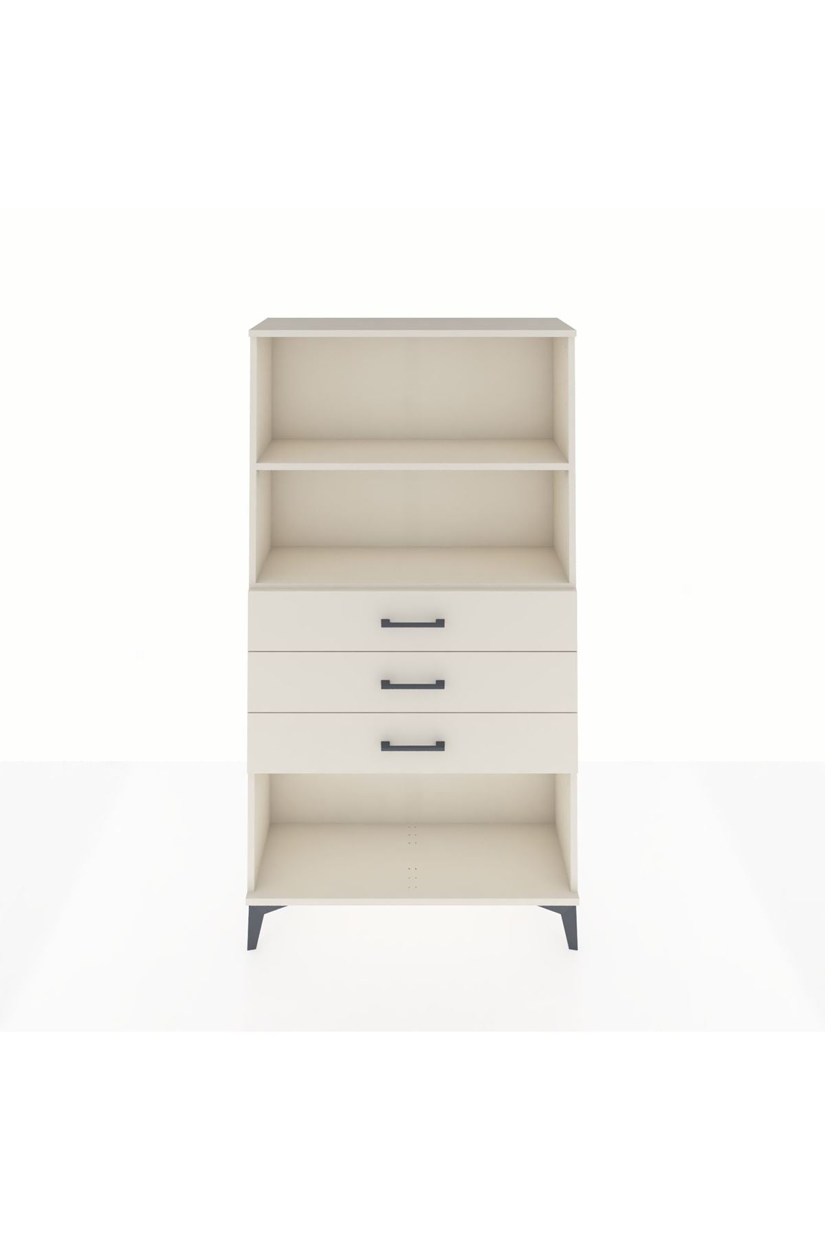 Arges Dolap 2 Raflı 3 Çekmeceli 88x30x163 - S21M090V1A
