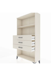 Arges Dolap 2 Raflı 3 Çekmeceli 88x30x163 - S21M090V1A