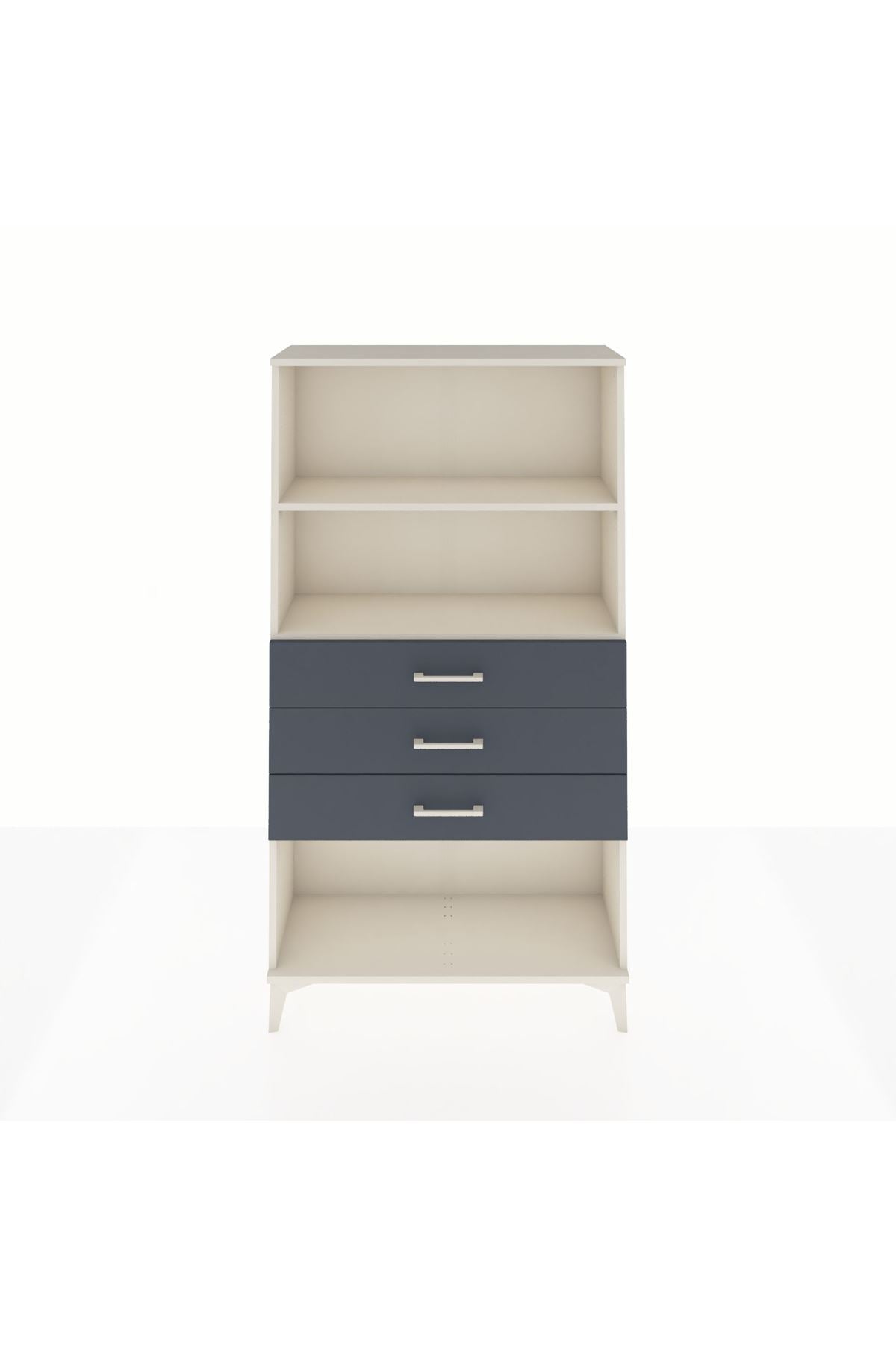 Arges Dolap 2 Raflı 3 Çekmeceli 88x30x163 - S21M090V2A