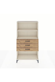 Arges Dolap 2 Raflı 3 Çekmeceli 88x30x163 - S21M090V3A