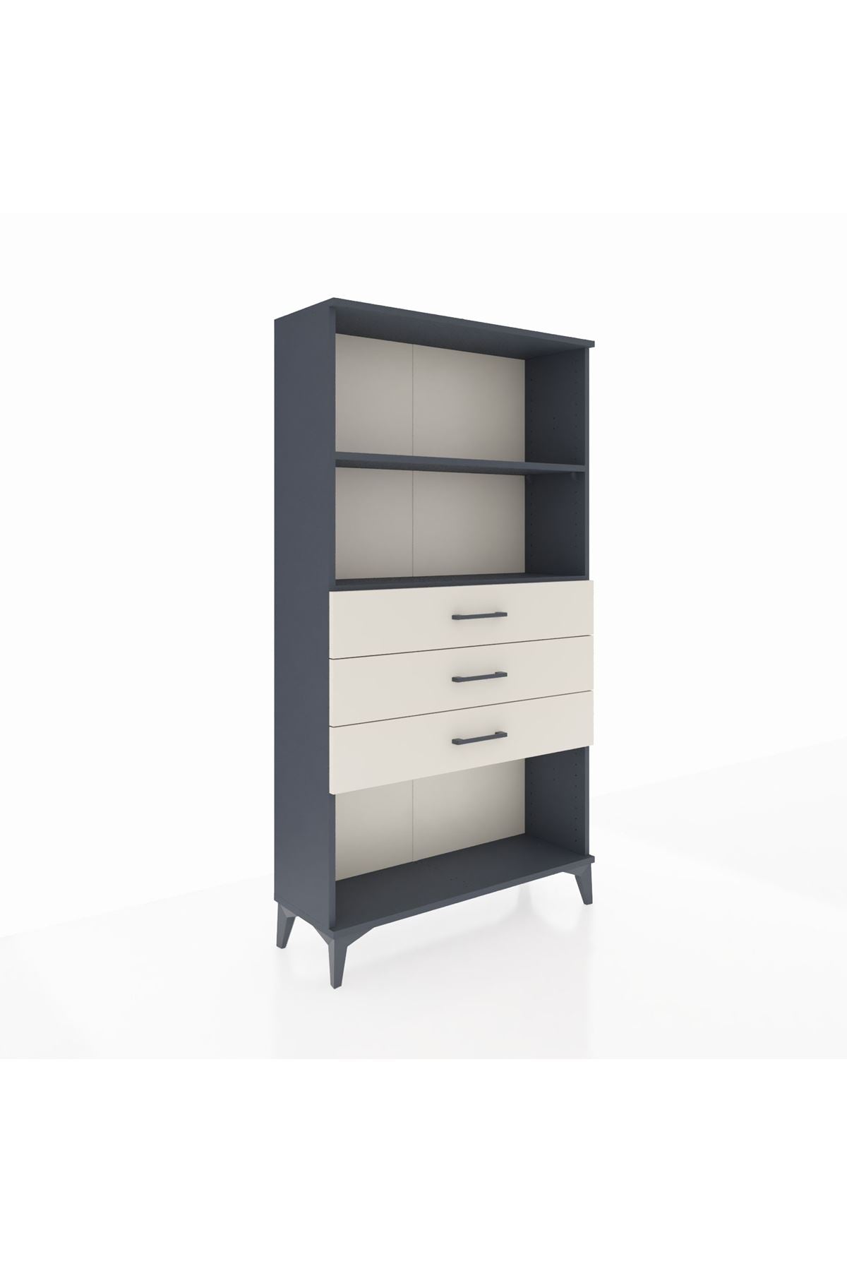 Arges Dolap 2 Raflı 3 Çekmeceli 88x30x163 - S21M090V4A