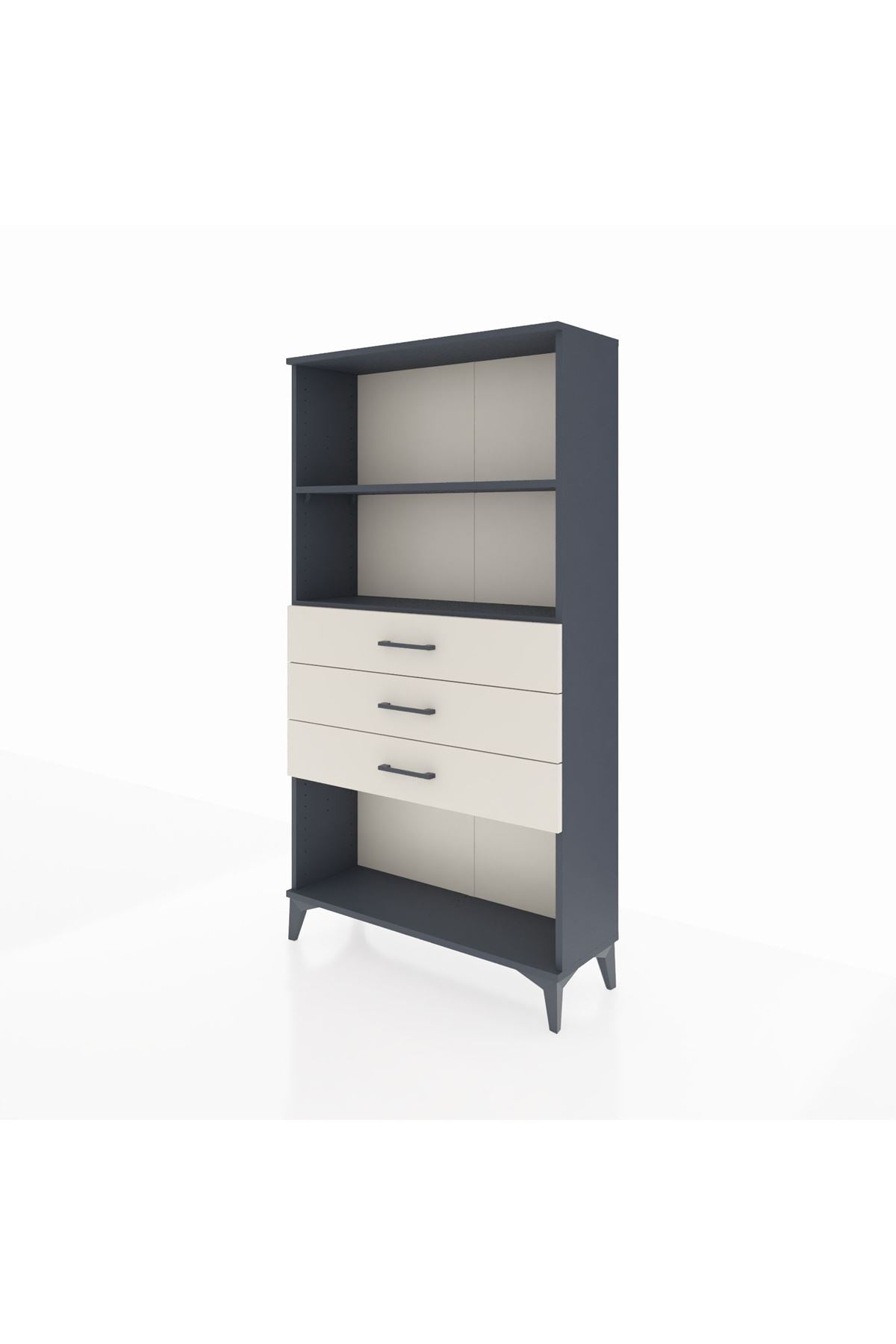 Arges Dolap 2 Raflı 3 Çekmeceli 88x30x163 - S21M090V4A