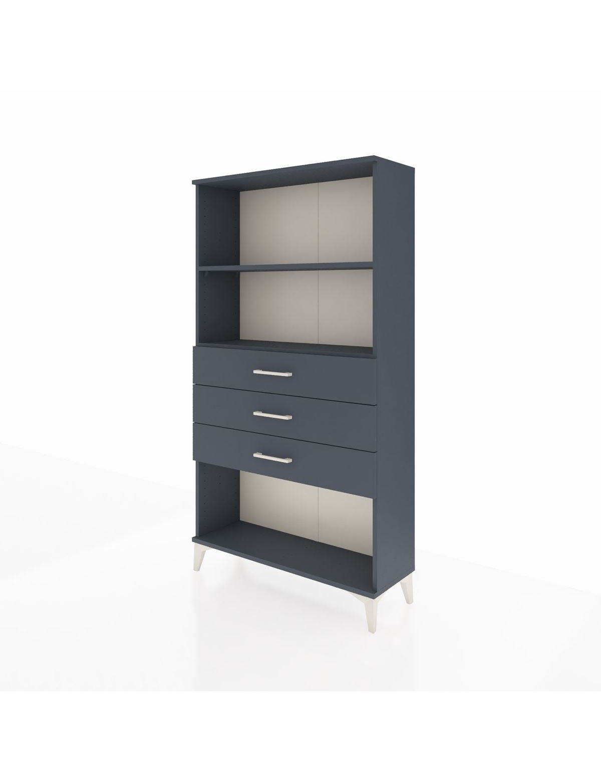 Arges Dolap 2 Raflı 3 Çekmeceli 88x30x163 - S21M090V5A