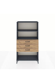 Arges Dolap 2 Raflı 3 Çekmeceli 88x30x163 - S21M090V6A