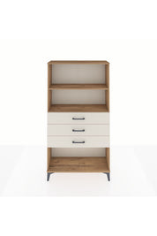 Arges Dolap 2 Raflı 3 Çekmeceli 88x30x163 - S21M090V7A