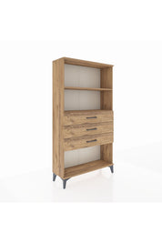 Arges Dolap 2 Raflı 3 Çekmeceli 88x30x163 - S21M090V9A