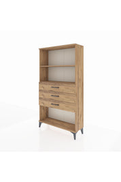 Arges Dolap 2 Raflı 3 Çekmeceli 88x30x163 - S21M090V9A